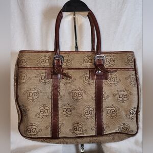 Dooney & Bourke Tan Monogrammed Handbag